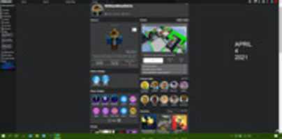 Free download My Roblox Profile april 4 2021 free photo or picture to be edited with GIMP online image editor