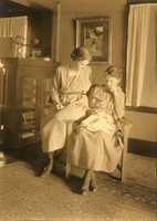Free download Nanny/Ada and Beatrice (Horaces 1/2 sister), 1919 free photo or picture to be edited with GIMP online image editor