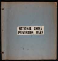 Free download National Crime Prevention Week scrapbook (February 1958) free photo or picture to be edited with GIMP online image editor