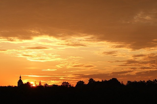 Free download nature sky clouds sunset dusk free picture to be edited with GIMP free online image editor