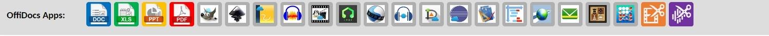 OffiDocs navigation bar OffiDocs navigation bar