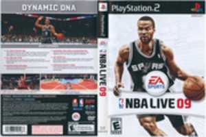 دانلود رایگان NBA Live 09 [SLUS 21777] (Sony PlayStation 2) اسکن عکس یا تصویر رایگان (1600DPI) برای ویرایش با ویرایشگر تصویر آنلاین GIMP