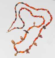 Free download Necklace of ball beads and gold amulets free photo or picture to be edited with GIMP online image editor