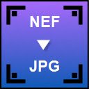 NEF to JPG Converter  screen for extension Chrome web store in OffiDocs Chromium