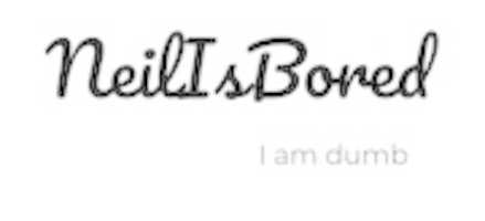 Free download Neil Is Bored Logo free photo or picture to be edited with GIMP online image editor