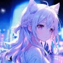 Neko Anime Girl In The Rain Live Wallpaper  screen for extension Chrome web store in OffiDocs Chromium