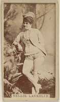 Free download Nellie Larkelle, from the Actors and Actresses series (N45, Type 8) for Virginia Brights Cigarettes free photo or picture to be edited with GIMP online image editor