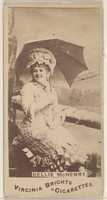 Free download Nellie McHenry, from the Actors and Actresses series (N45, Type 1) for Virginia Brights Cigarettes free photo or picture to be edited with GIMP online image editor