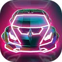 Neon Flytron: Cyberpunk Racer Race through a neon world!  screen for extension Chrome web store in OffiDocs Chromium