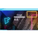Neon Pokemon Blue  screen for extension Chrome web store in OffiDocs Chromium