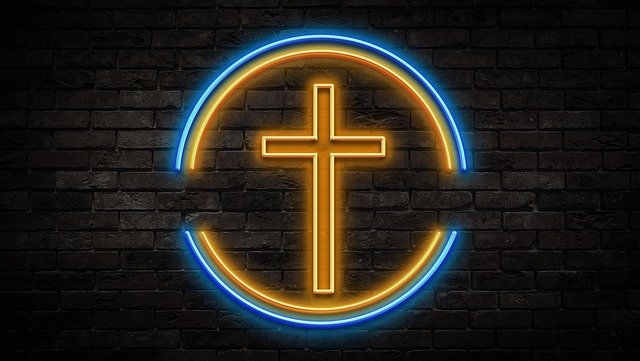 دانلود رایگان تصویر Neon Sign Jesus رایگان برای ویرایش با ویرایشگر تصویر آنلاین GIMP