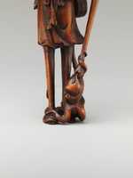 Free download Netsuke of Ashinaga and Tenaga with an Octopus free photo or picture to be edited with GIMP online image editor