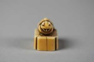 Free download Netsuke of Cat on a Seal-Shaped Base free photo or picture to be edited with GIMP online image editor