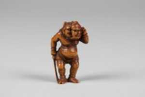 Free download Netsuke of Demon with a Mask free photo or picture to be edited with GIMP online image editor
