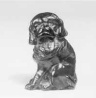 Free download Netsuke of Seated Dog (one of a pair) free photo or picture to be edited with GIMP online image editor