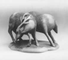 Free download Netsuke of Two Deer free photo or picture to be edited with GIMP online image editor