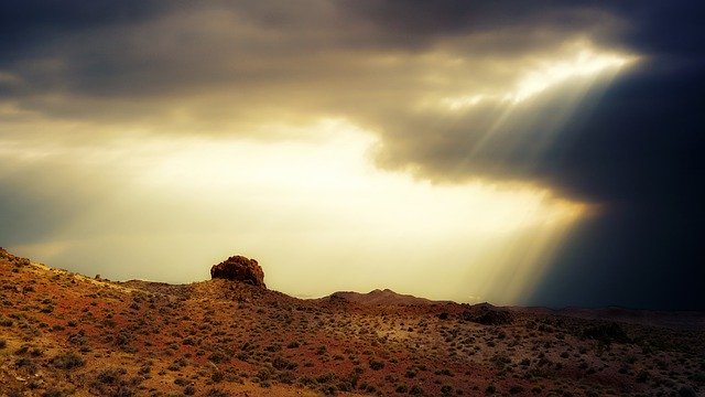 Free download nevada desert clouds light rock free picture to be edited with GIMP free online image editor