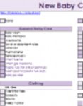 Libreng pag-download ng New Baby Checklist DOC, XLS o PPT template na libreng i-edit gamit ang LibreOffice online o OpenOffice Desktop online