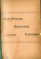 Free download New Orleans University Catalog 1889-90 free photo or picture to be edited with GIMP online image editor