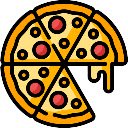New tab Pizza background  screen for extension Chrome web store in OffiDocs Chromium