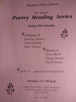 Free download Newton Free Library Poetry Festival  (2000) free photo or picture to be edited with GIMP online image editor