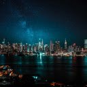 New York City at night  screen for extension Chrome web store in OffiDocs Chromium