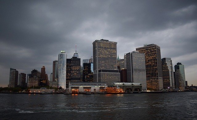 Free download new york city lights skyscraper free picture to be edited with GIMP free online image editor