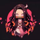 Nezuko Kamado Demon Slayer Minimalist Live Wallpaper  screen for extension Chrome web store in OffiDocs Chromium
