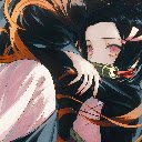 Nezuko Kamado Kimetsu no Yaiba Anime Theme  screen for extension Chrome web store in OffiDocs Chromium