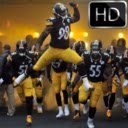 Écran du thème NFL Pittsburgh pour l'extension de la boutique en ligne Chrome dans OffiDocs Chromium