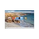 Skrin Thassos berhampiran Metalia Greece untuk sambungan kedai web Chrome dalam OffiDocs Chromium