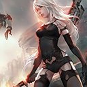 NIER: شاشة AUTOMATA YORHA 9S وA2 LOVE AFFAIR #2 لمتجر Chrome الإلكتروني الملحق في OffiDocs Chromium