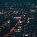 NIGHT BRIDGE Theme  screen for extension Chrome web store in OffiDocs Chromium