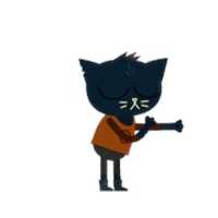 Free download Night in the Woods Mae dance GIF free photo or picture to be edited with GIMP online image editor