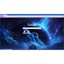 night sky glows with galaxy mystical silhouette  screen for extension Chrome web store in OffiDocs Chromium