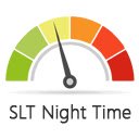 Dữ liệu thời gian ban đêm trên màn hình Đồng hồ đo mức sử dụng SLT cho cửa hàng Chrome trực tuyến tiện ích trong OffiDocs Chromium