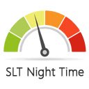 Nachtzeitdaten auf dem SLT Usage Meter-Bildschirm für die Erweiterung Chrome Web Store in OffiDocs Chromium