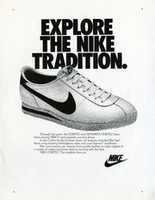 Free download Nike Cortez Tradition advertisement (1977) free photo or picture to be edited with GIMP online image editor