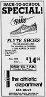 Free download Nike Flyte advertisement from the Eugene Register Guard (August 14, 1973) free photo or picture to be edited with GIMP online image editor