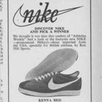 Free download Nike Kenya Red advertisement (1974) free photo or picture to be edited with GIMP online image editor