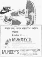 Free download Nike LD-1000 advertisement from The Gazette (November 25, 1976) free photo or picture to be edited with GIMP online image editor