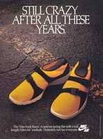 Free download Nike Sock Racer advertisement (October 1985) free photo or picture to be edited with GIMP online image editor