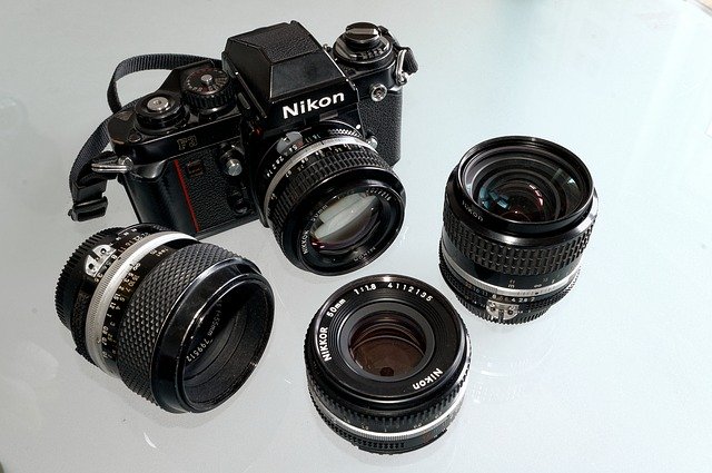 Free download nikon f3 analog movie camera lens free picture to be edited with GIMP free online image editor