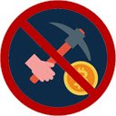 No Bitcoin miners  screen for extension Chrome web store in OffiDocs Chromium
