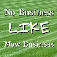 Free download No Business Like Mow Business Logo free photo or picture to be edited with GIMP online image editor