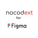Nocodext for Figma  screen for extension Chrome web store in OffiDocs Chromium