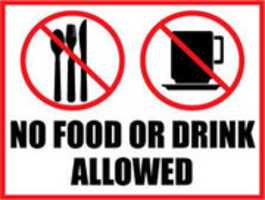 Free download No Food or Drink Allowed sign - SVG file free photo or picture to be edited with GIMP online image editor