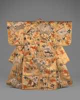 Free download Noh Costume (Nuihaku) with Books and Nandina Branches free photo or picture to be edited with GIMP online image editor