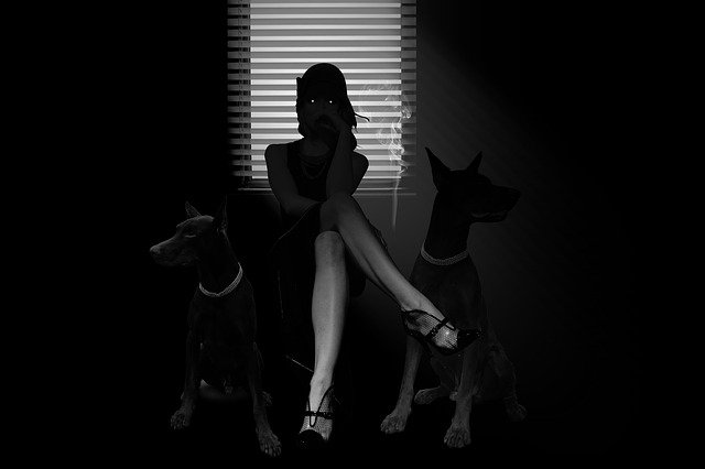 دانلود رایگان noir femme fatale glamour رترو تصویر رایگان برای ویرایش با ویرایشگر تصویر آنلاین رایگان GIMP