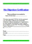 Kostenloser Download No Objection Certificate Template DOC-, XLS- oder PPT-Vorlage kostenlos zur Bearbeitung mit LibreOffice online oder OpenOffice Desktop online